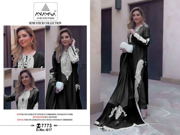 ANAMSA 617 PAKISTANI SUITS WHOLESALE