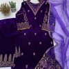 BE 289 DESIGNER VELVET SALWAR KAMEEZ SUITS