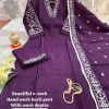 BEAUTIFULL V NECK HAND WORK KURTI WHOLESALE