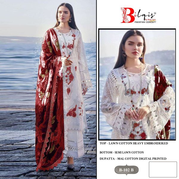 BILQIS B 102 B PAKISTANI SALWAR KAMEEZ SUITS