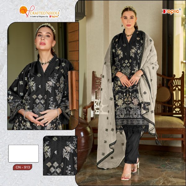 CRAFTED NEEDLE CN 913 READYMADE SUITS BY FEPIC