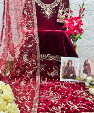 DEEPSY SUITS 3284 F VELVET SALWAR SUITS