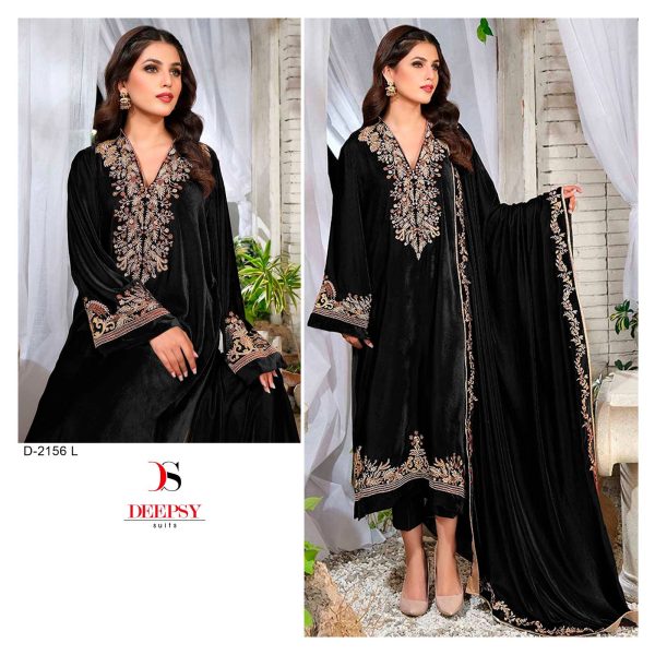 DEEPSY SUITS D 2156 L VELVET PAKISTANI SUITS