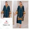 DEEPSY SUITS D 32216 B VELVET 24 SALWAR SUITS