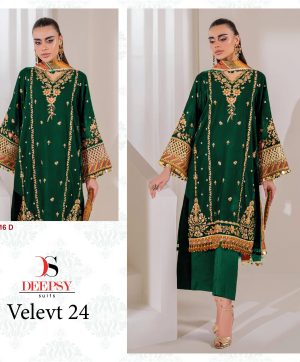 DEEPSY SUITS D 32216 D VELVET 24 SALWAR SUITS