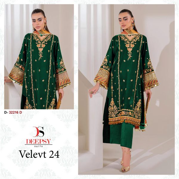 DEEPSY SUITS D 32216 D VELVET 24 SALWAR SUITS