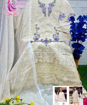 DINSAA SUIT 283 MARIA B LAWN VOL 1 SALWAR SUITS