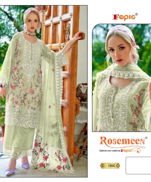 FEPIC C 1860 C ROSEMEEN PAKISTANI SUITS IN INDIA