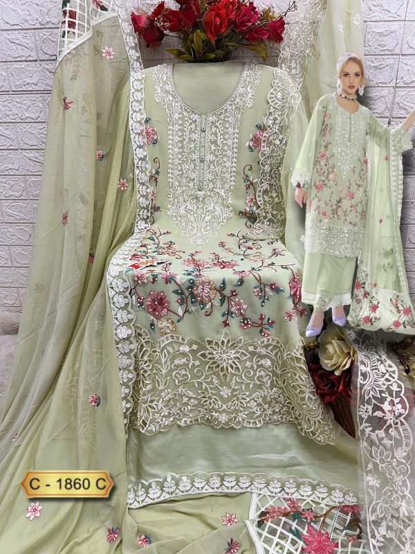 FEPIC C 1860 C ROSEMEEN PAKISTANI SUITS IN INDIA