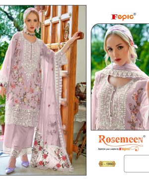 FEPIC C 1860 ROSEMEEN PAKISTANI SUITS IN INDIA