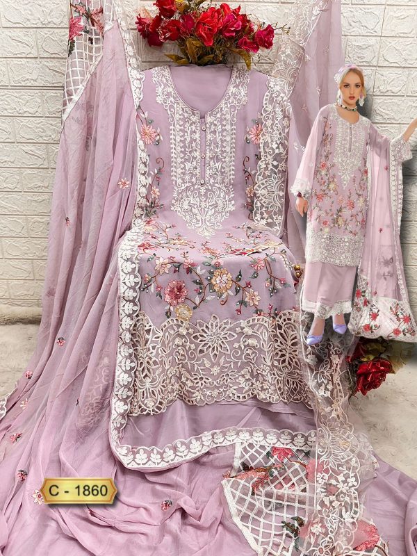 FEPIC C 1860 ROSEMEEN PAKISTANI SUITS IN INDIA