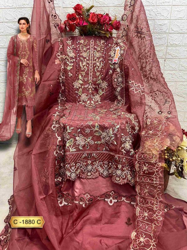 FEPIC C 1880 C ROSEMEEN PAKISTANI SALWAR KAMEEZ