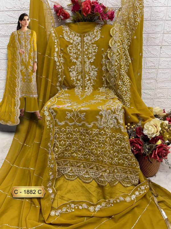 FEPIC C 1882 ROSEMEEN PAKISTANI SALWAR SUITS