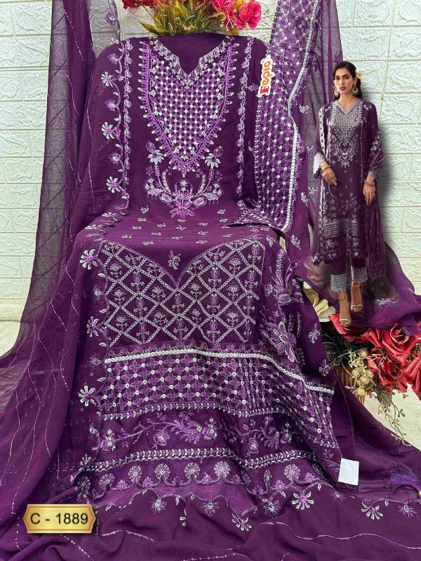 FEPIC C 1889 ROSEMEEN PAKISTANI SUITS IN INDIA