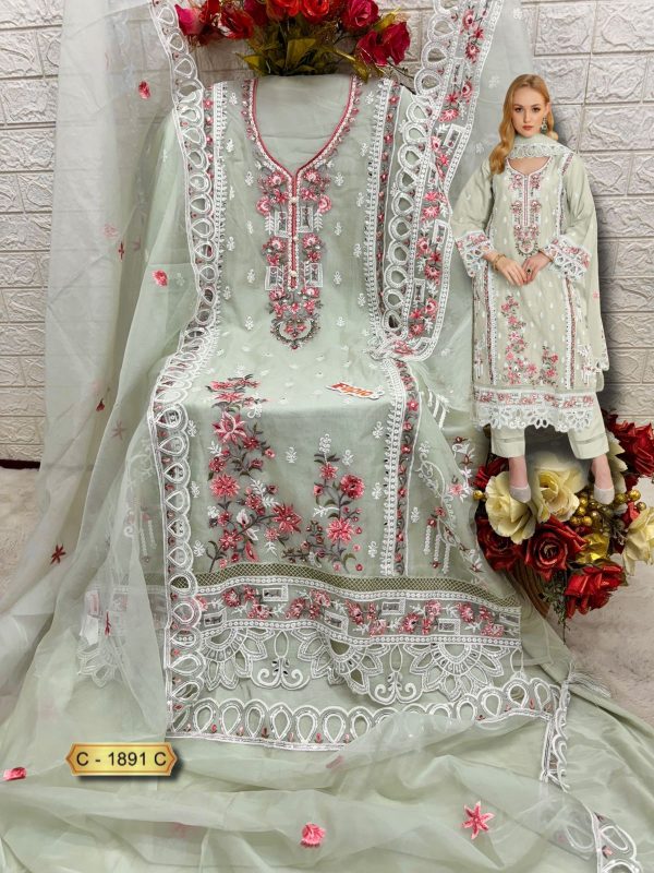 FEPIC C 1891 ROSEMEEN PAKISTANI SALWAR SUITS