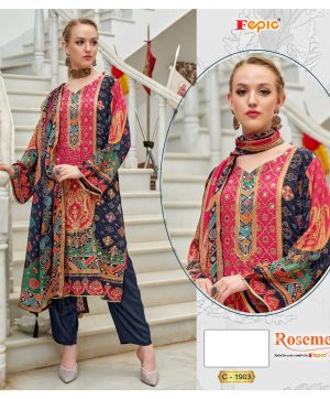 FEPIC C 1903 ROSEMEEN PAKISTANI SUITS IN INDIA