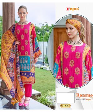 FEPIC C 1907 ROSEMEEN PAKISTANI SUITS IN INDIA