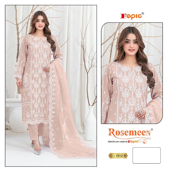 FEPIC C 1912 B ROSEMEEN PAKISTANI SALWAR KAMEEZ