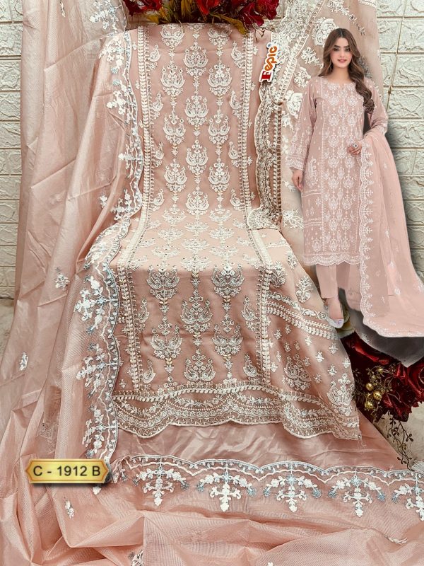 FEPIC C 1912 B ROSEMEEN PAKISTANI SALWAR KAMEEZ