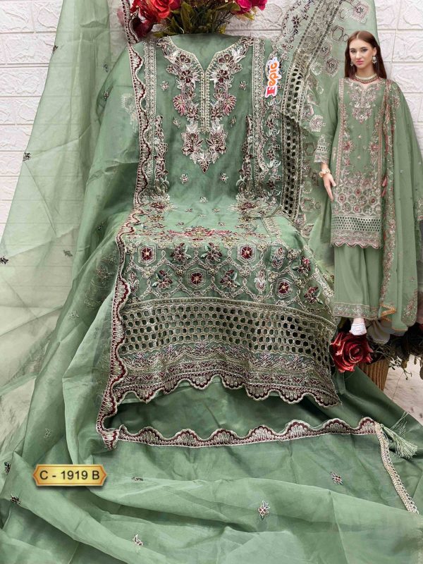 FEPIC C 1919 B ROSEMEEN PAKISTANI SALWAR SUITS