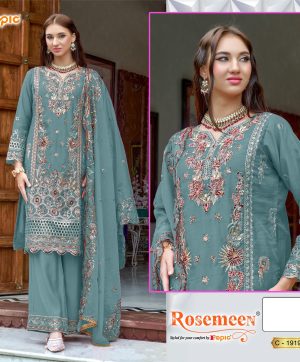 FEPIC C 1919 C ROSEMEEN PAKISTANI SALWAR SUITS