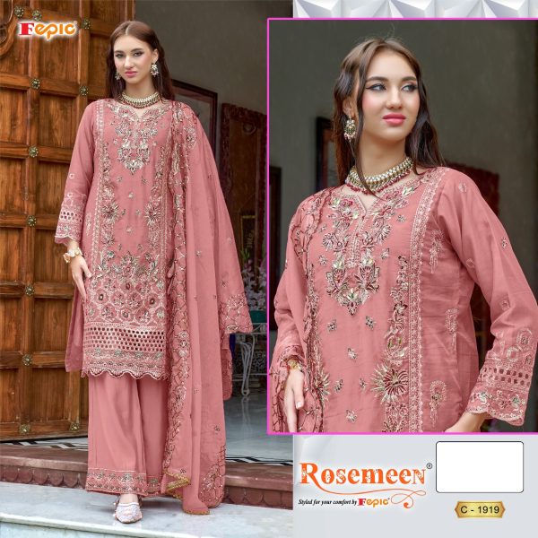 FEPIC C 1919 ROSEMEEN PAKISTANI SALWAR SUITS