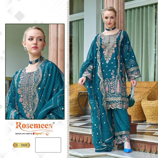 FEPIC C 1920 ROSEMEEN PAKISTANI SUITS IN INDIA