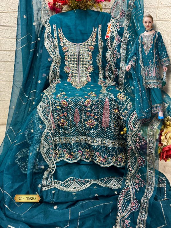 FEPIC C 1920 ROSEMEEN PAKISTANI SUITS IN INDIA