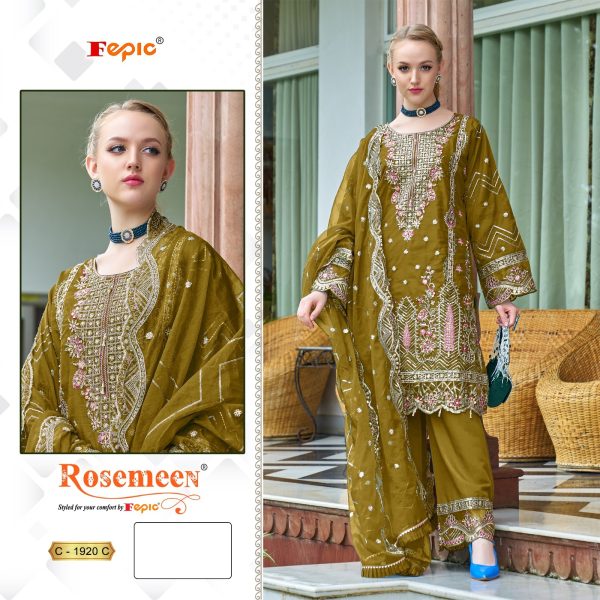 FEPIC C 1920 ROSEMEEN PAKISTANI SUITS IN INDIA