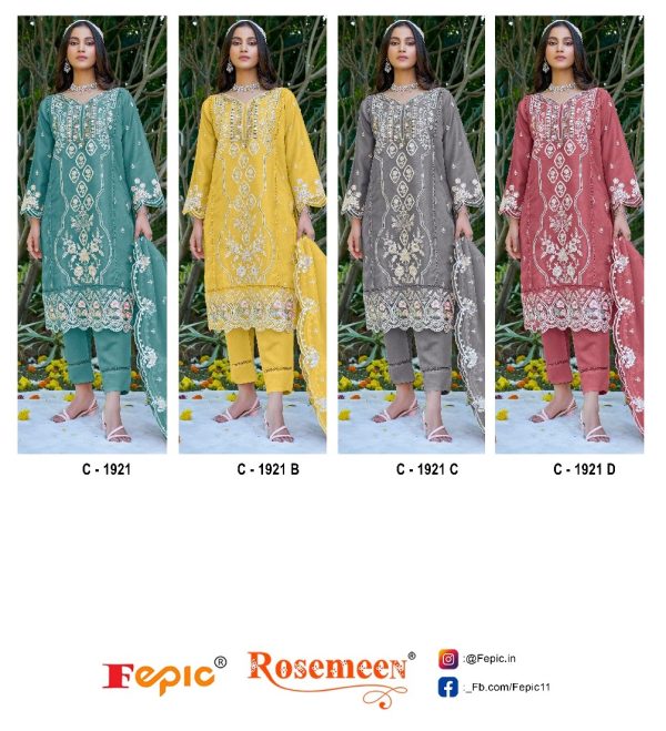 FEPIC C 1921 ROSEMEEN SALWAR KAMEEZ SUITS