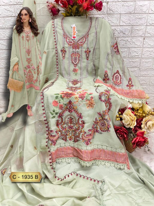 FEPIC C 1935 ROSEMEEN PAKISTANI SUITS IN INDIA