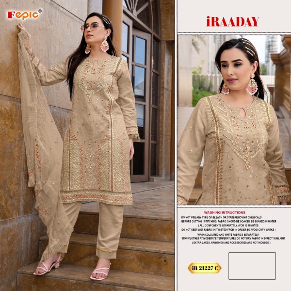 FEPIC IR 21227 C IRAADAY PAKISTANI SUITS IN INDIA