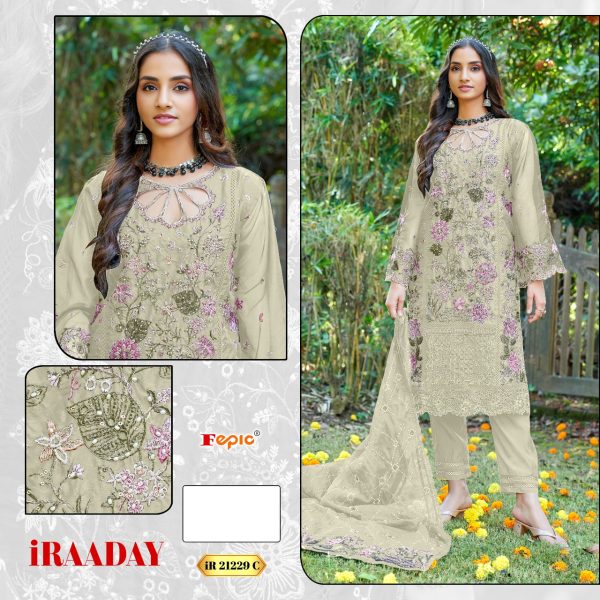 FEPIC IR 21229 C IRAADAY SALWAR SUITS WHOLESALE