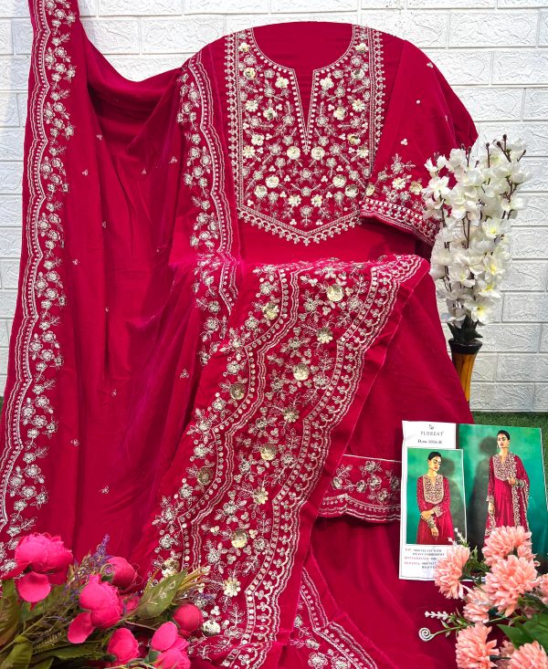 FLORENT 1016 H VELVET PAKISTANI SUITS IN INDIA