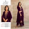 FLORENT 1020 B VELVET PAKISTANI SUITS WHOLESALE