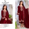 FLORENT 1024 A VELVET PAKISTANI SALWAR SUITS