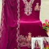 FLORENT 1024 B VELVET PAKISTANI SALWAR SUITS