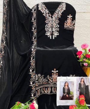 FLORENT 1024 D VELVET PAKISTANI SALWAR SUITS