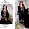 FLORENT 1024 D VELVET PAKISTANI SALWAR SUITS