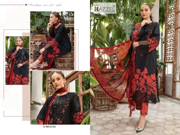 HAZZEL 0143 COTTON PAKISTANI SALWAR KAMEEZ