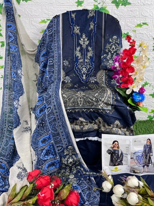 HAZZEL 0146 COTTON PAKISTANI SUITS IN INDIA