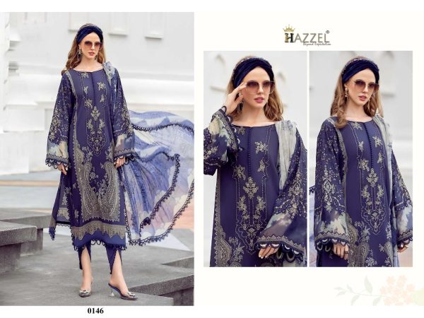 HAZZEL 0146 COTTON PAKISTANI SUITS IN INDIA