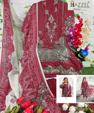 HAZZEL 2003 PRINTED COTTON PAKISTANI SUITS