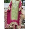 HK 1669 E DESIGNER KAFTAN SUITS WHOLESALE