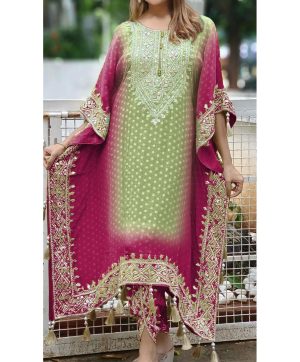 HK 1669 E DESIGNER KAFTAN SUITS WHOLESALE