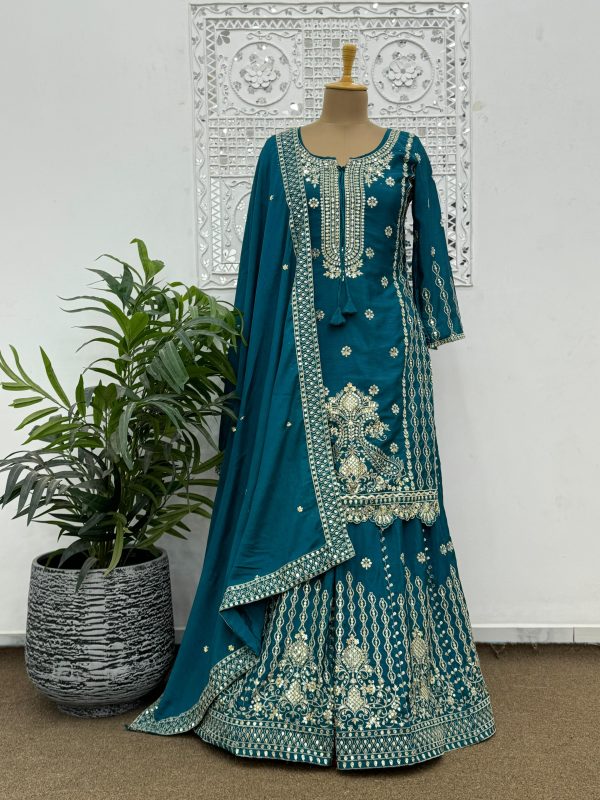 HK 1681 C DESIGNER SALWAR KAMEEZ SUITS