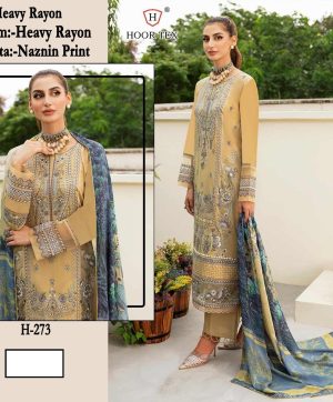 HOOR TEX H 273 PAKISTANI SUITS WHOLESALE