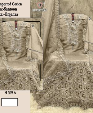 HOOR TEX H 329 A PAKISTANI SUITS IN INDIA