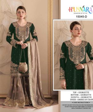 HUSNARA 15045 D READYMADE SALWAR SUITS