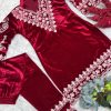 JAL FASHION JL 1023 B DESIGNER VELVET SUITS